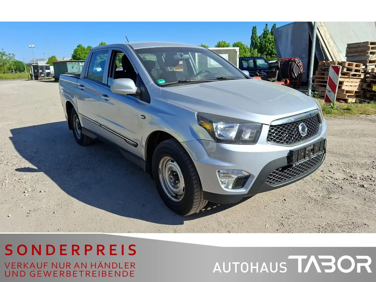 SsangYong Actyon Sports 2.0D Aut. 4WD Quartz Klima AHK SHZ Silber - 2