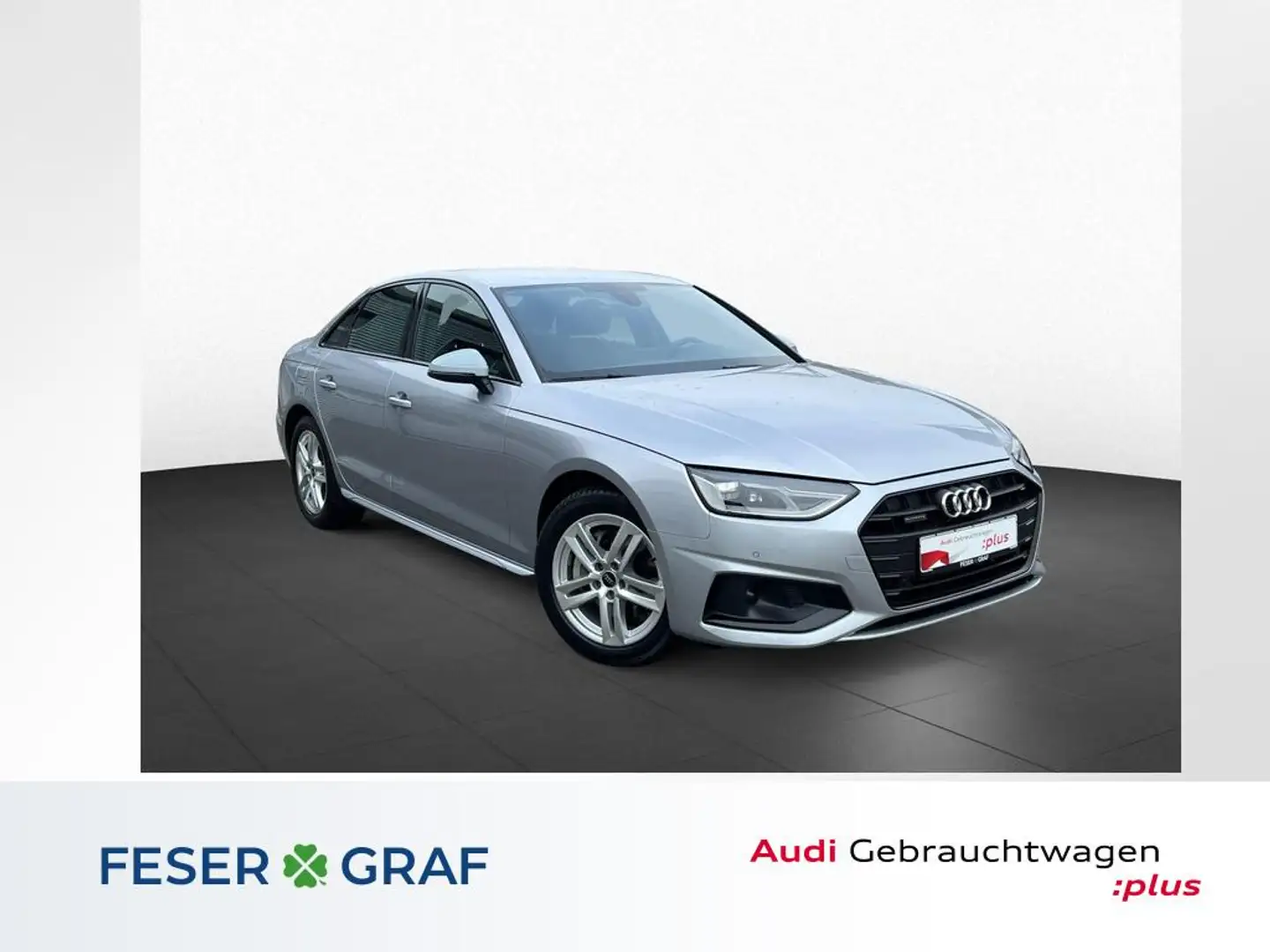 Audi A4 Limousine Advanced 40 TDI quattro ACC KAMERA NAVI Silber - 1