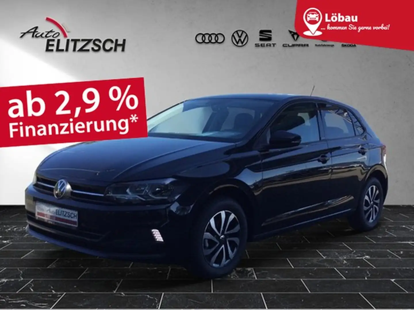 Volkswagen Polo TSI Active Navi Climatronic PDC SH LM Schwarz - 1