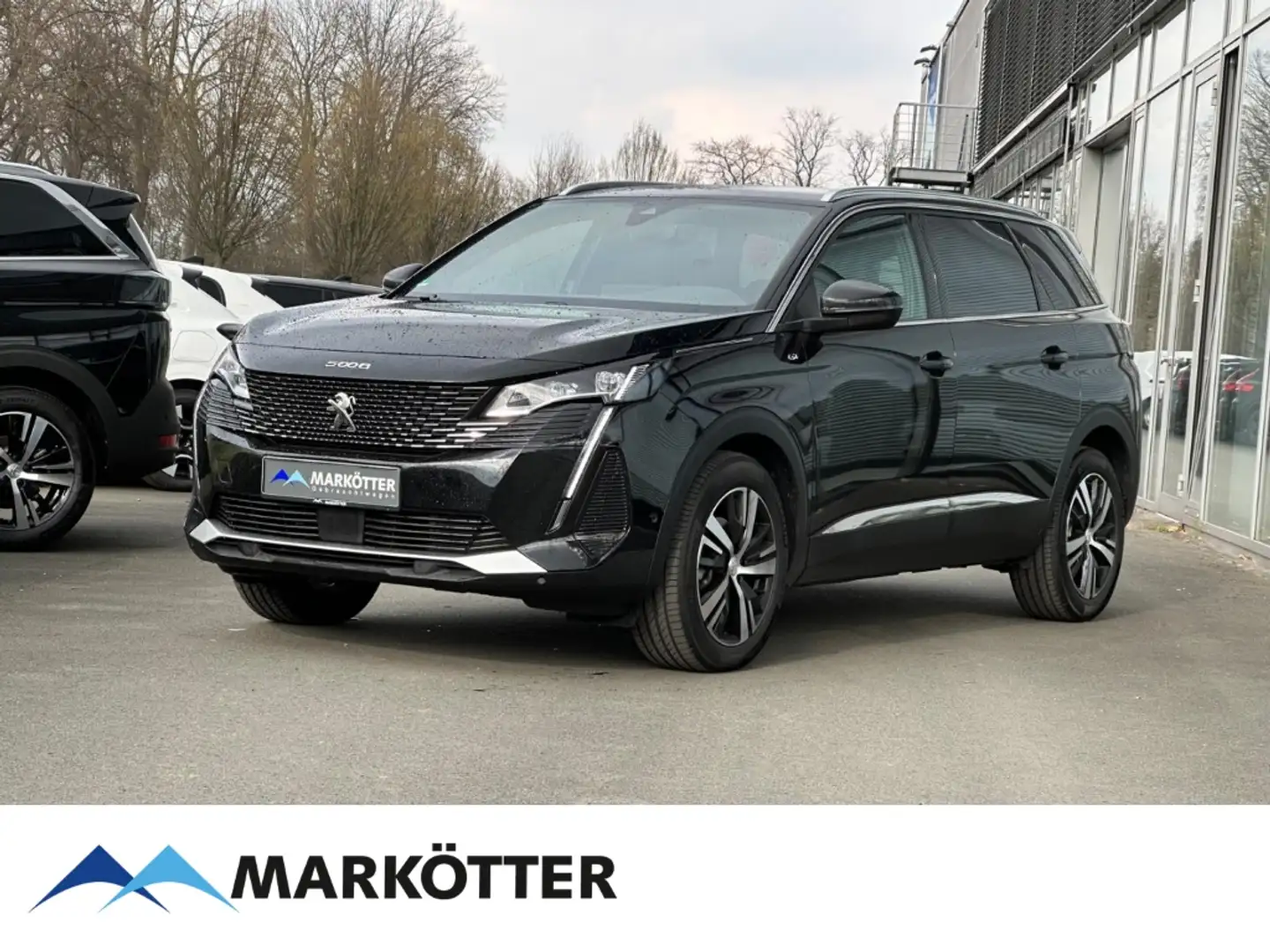 Peugeot 5008 1.2 GT PureTech 130 7-Sitzer AHK/ACC/CAM/BLIS Schwarz - 1