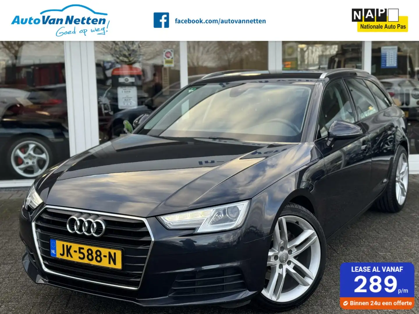 Audi A4 Avant 2.0 TFSI 190pk AUTOMAAT,ultra Pro Line Sprin Bleu - 1