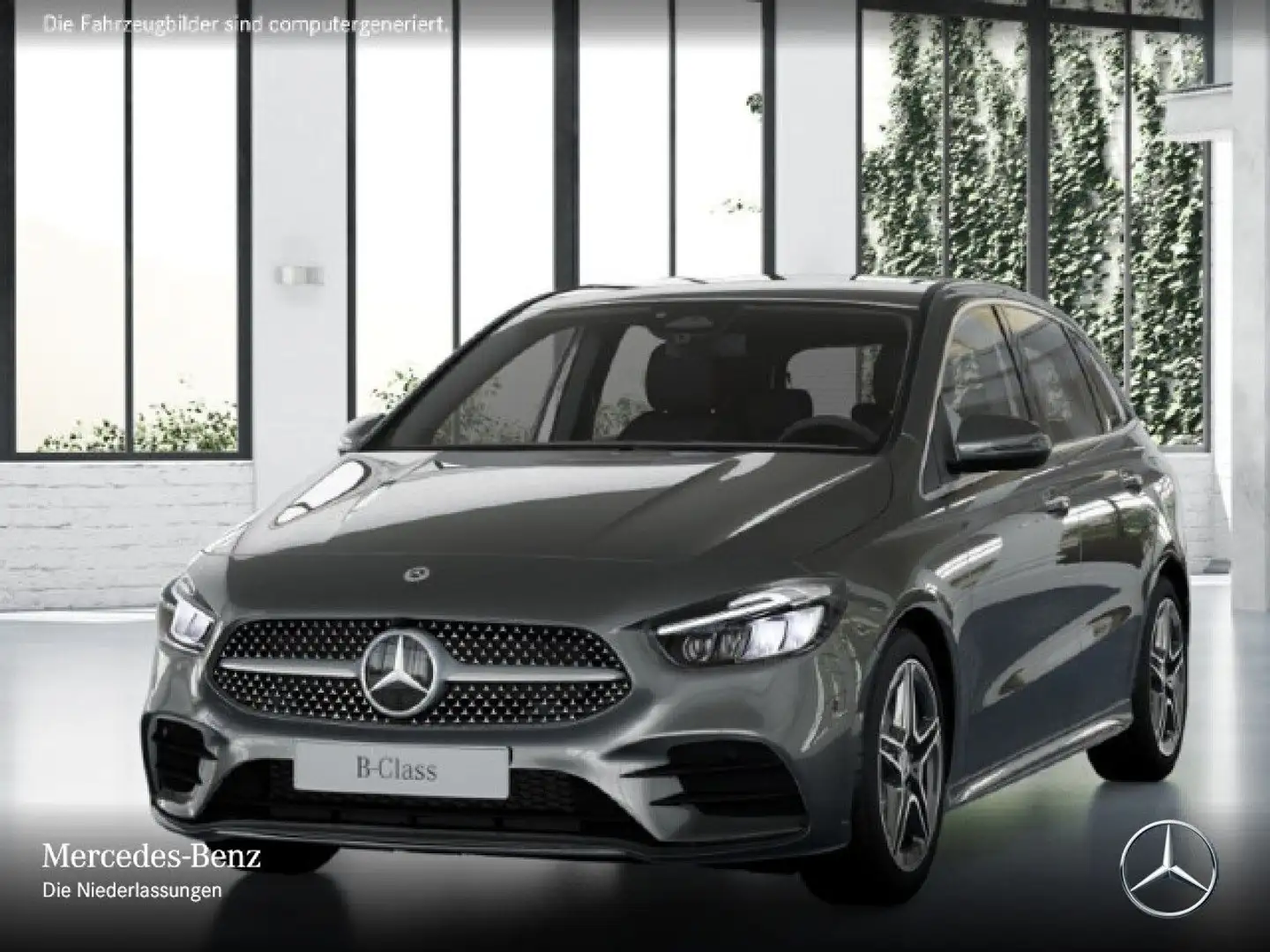 Mercedes-Benz B 180 AMG+LED+KAMERA+TOTW+KEYLESS+7G Gris - 2