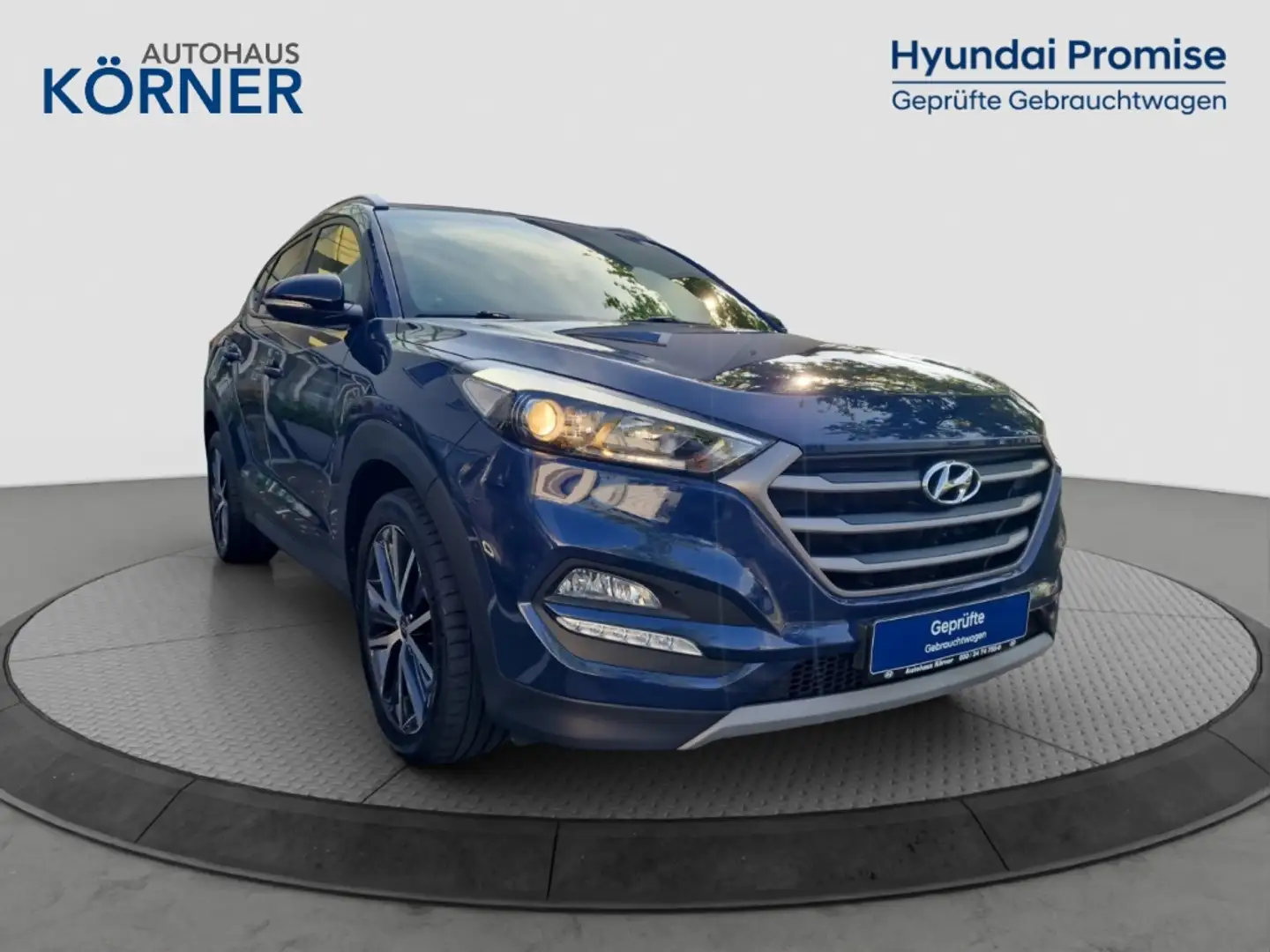 Hyundai TUCSON PASSION 1.6 T-GDi *NAVI*CAM*SITZHZG* Blau - 1