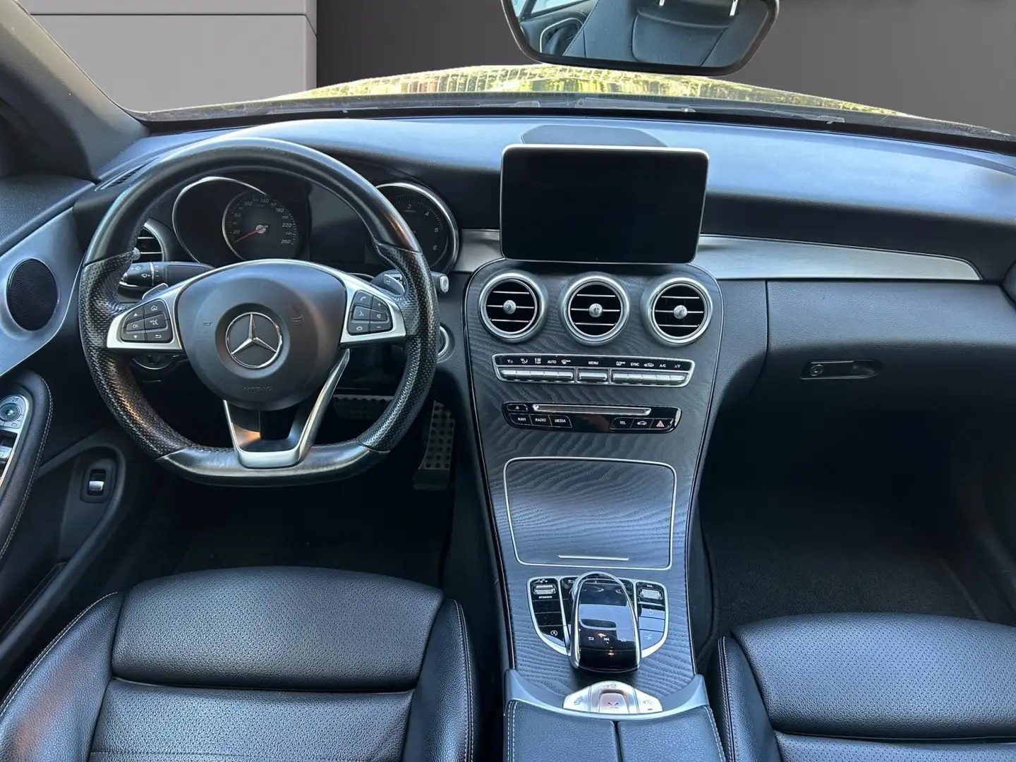 Mercedes-Benz C 220 Classe C Cabriolet 220 d 9G-Tronic AMG Line Noir - 2