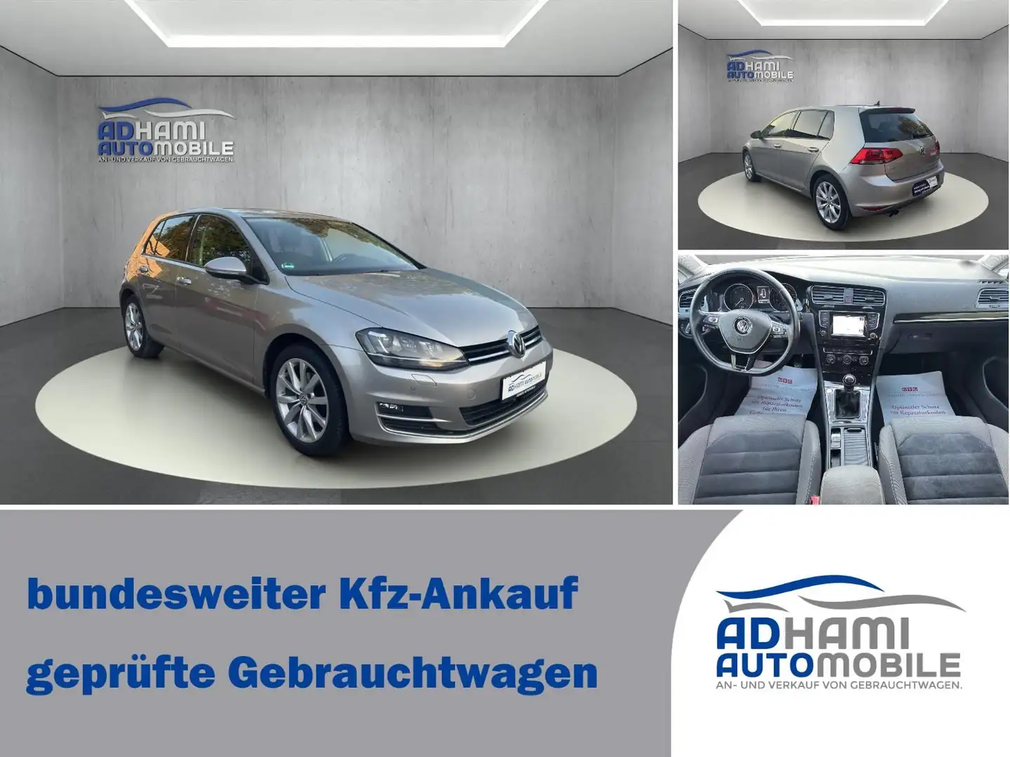 Volkswagen Golf VII. Highline BMT/2.HAND/ACC/ALCANTARA/LED! Argent - 2