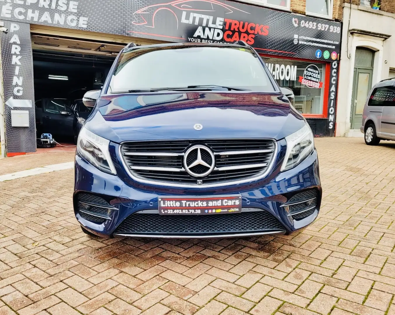 Mercedes-Benz V 250 V 250 d PCK AMG FULL OPTIONS 7 PLACES TVA COMPRISE Bleu - 2