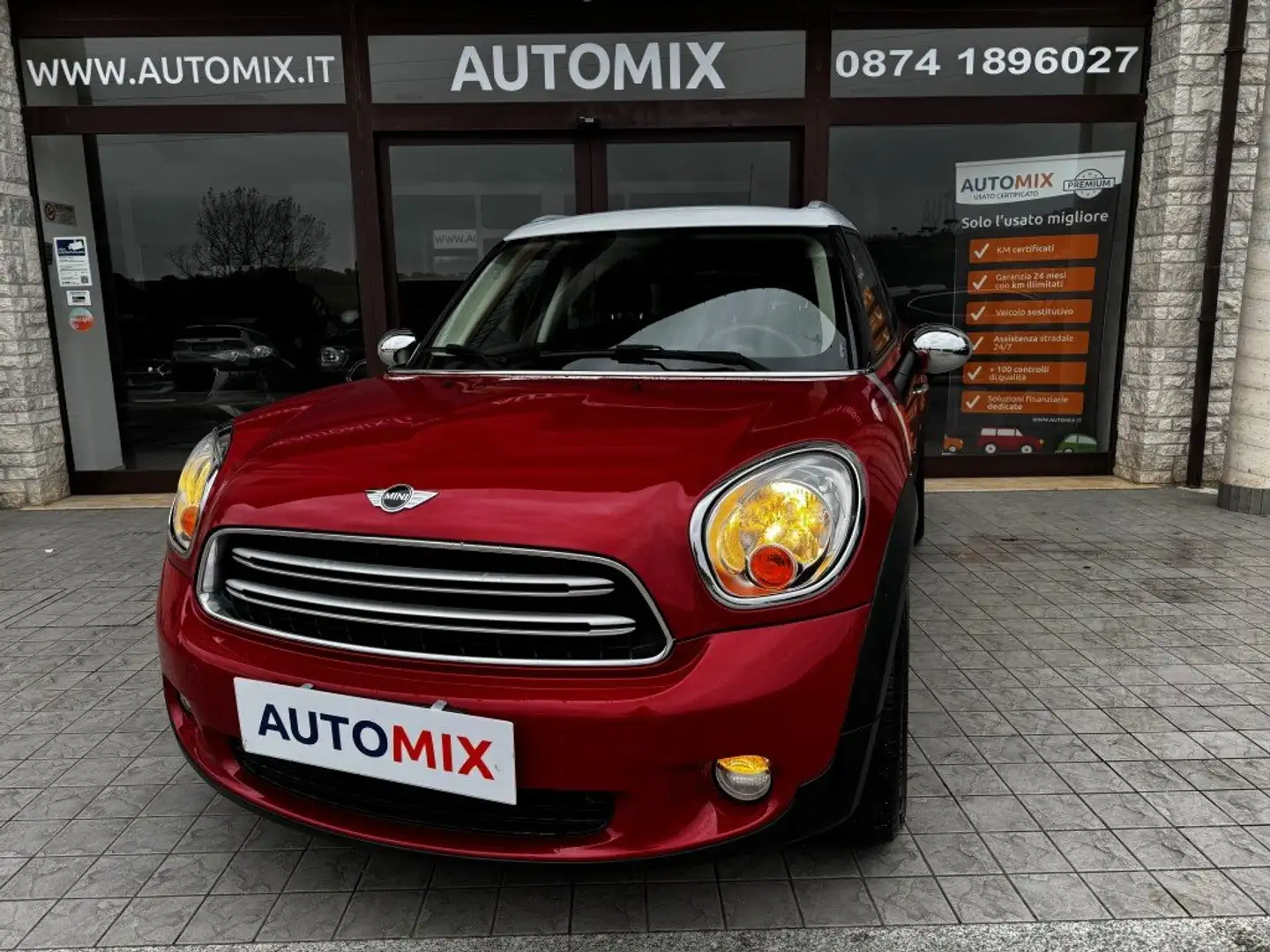 MINI Cooper D Countryman 1.6 Cooper D E6 Rosso - 1