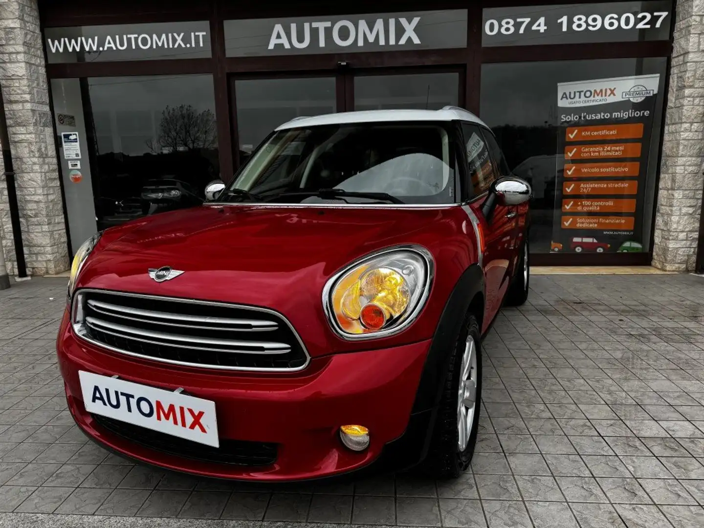 MINI Cooper D Countryman 1.6 Cooper D E6 Rosso - 2