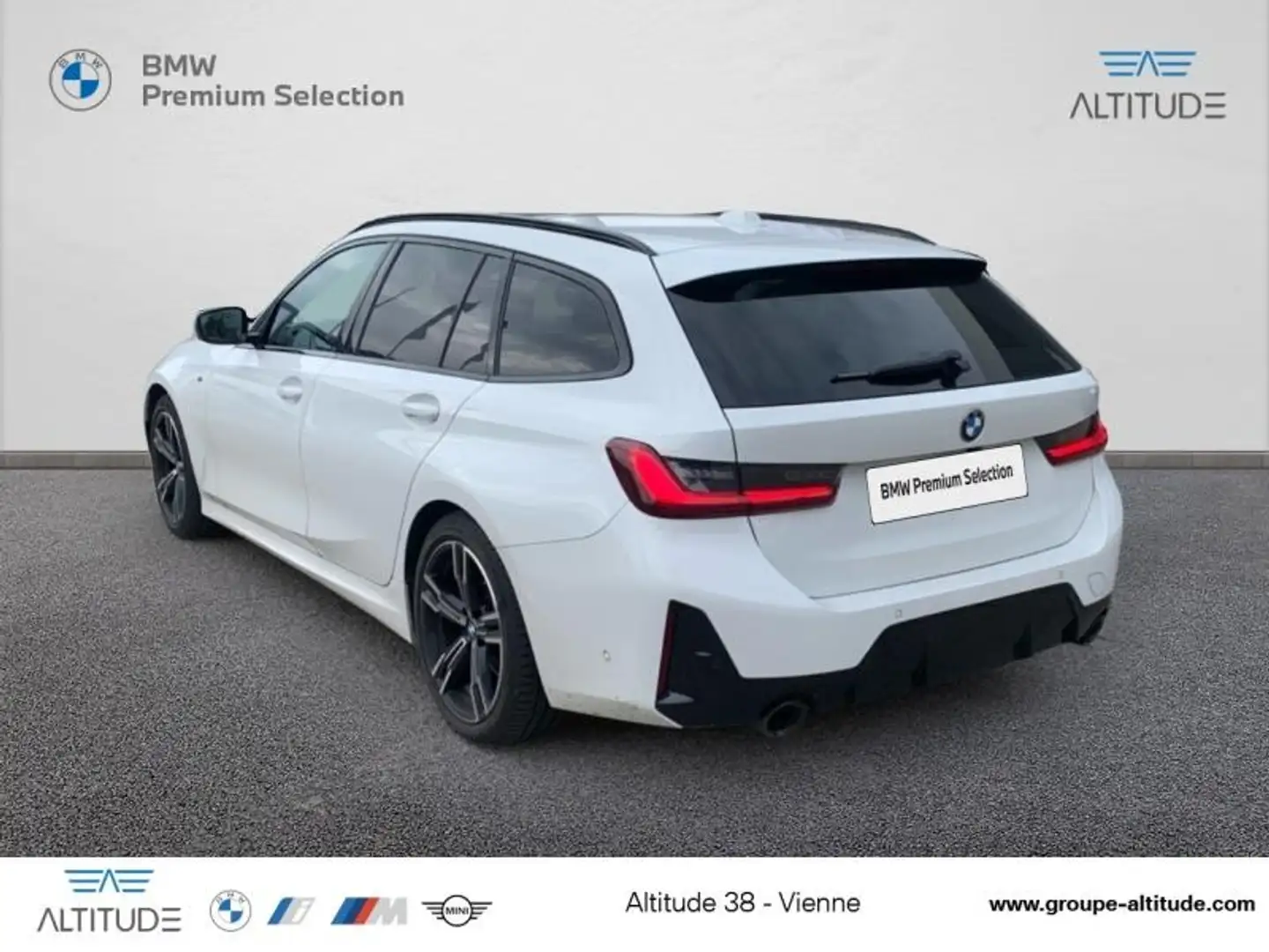 BMW 320 320dA xDrive 190ch M Sport Blanc - 2