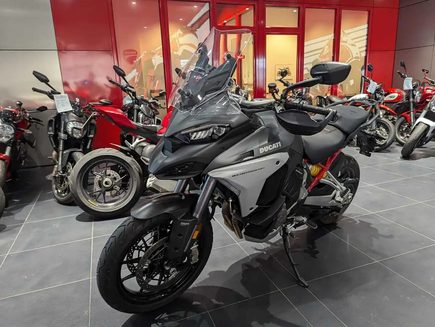 Ducati Multistrada V4 S FULL AVIATOR GREY SPOKED WHEES 2023 Grigio - 2