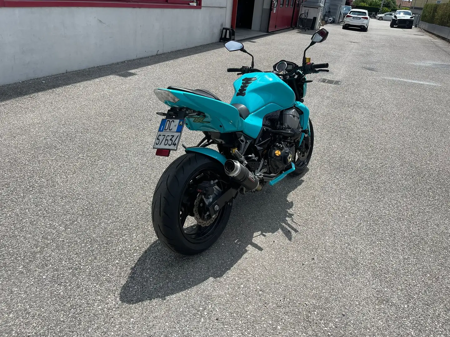 Kawasaki Z 750 Depotenziata a libretto 25kw per patente a2 Blu/Azzurro - 1