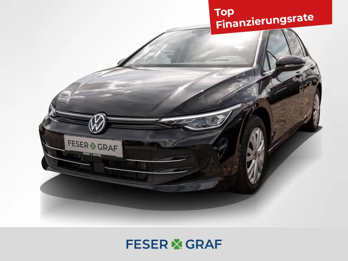 Volkswagen Golf VIII 1.5 TSI Style ACC/HUD/Lenkhz/LED/Kamera Schwarz - 1
