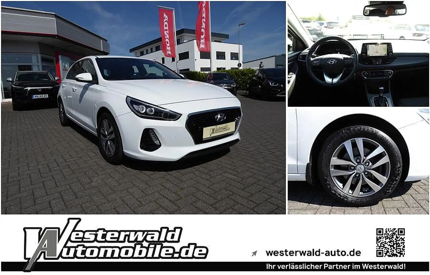 Hyundai i30 1.4 T-GDI DCT Passion Plus / Scheckheft-gepflegt Weiß - 1