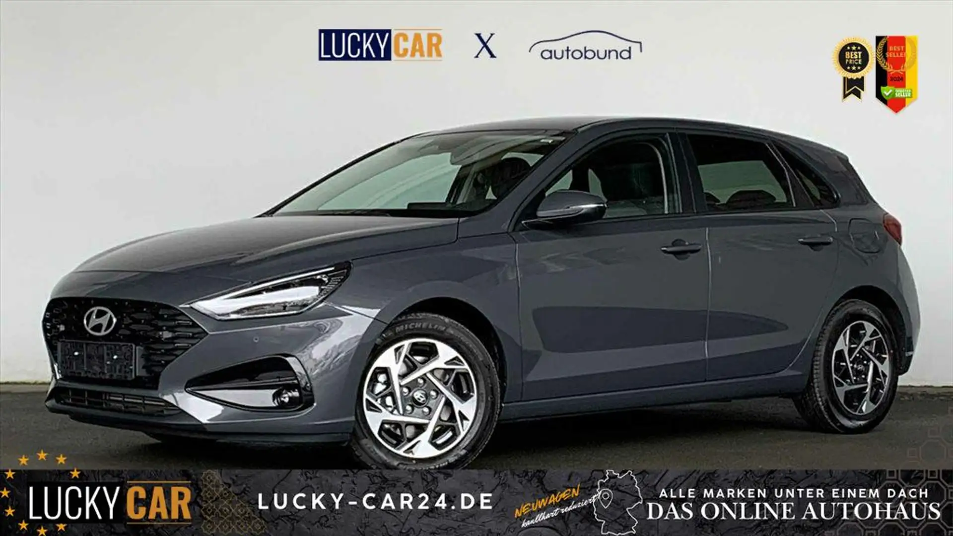 Hyundai i30 FAMILY III Hatchback 1,0 T-GDi LED Navi Kamera ... Gri - 1