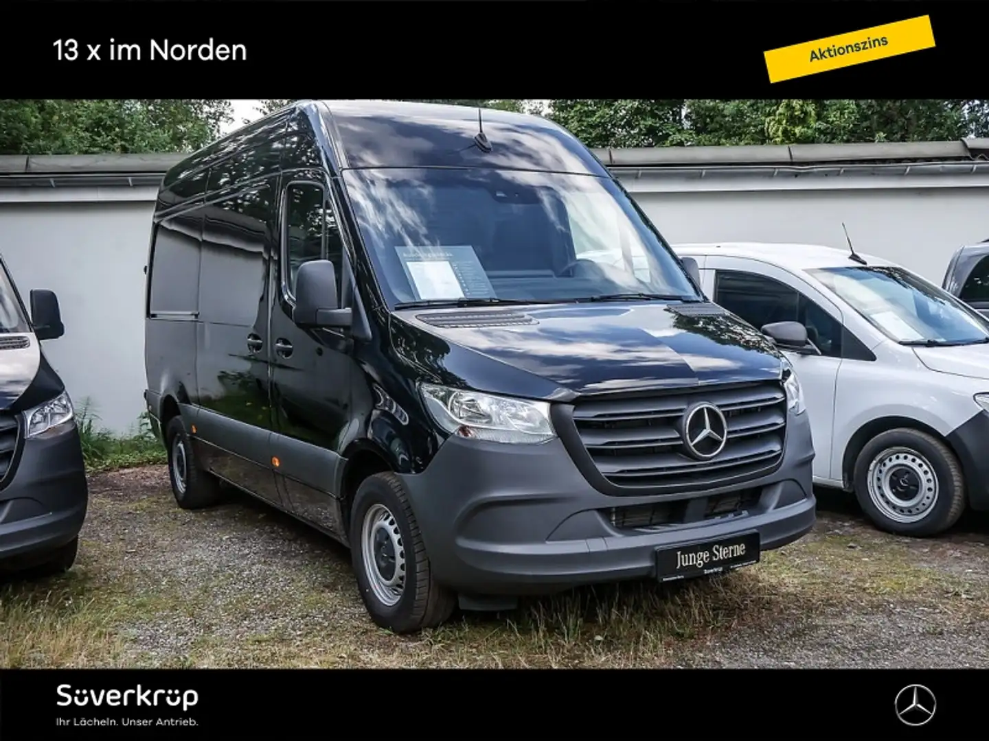 Mercedes-Benz Sprinter 317 CDI KASTEN L2H2 KLIMA AHK 3,5T Schwarz - 2