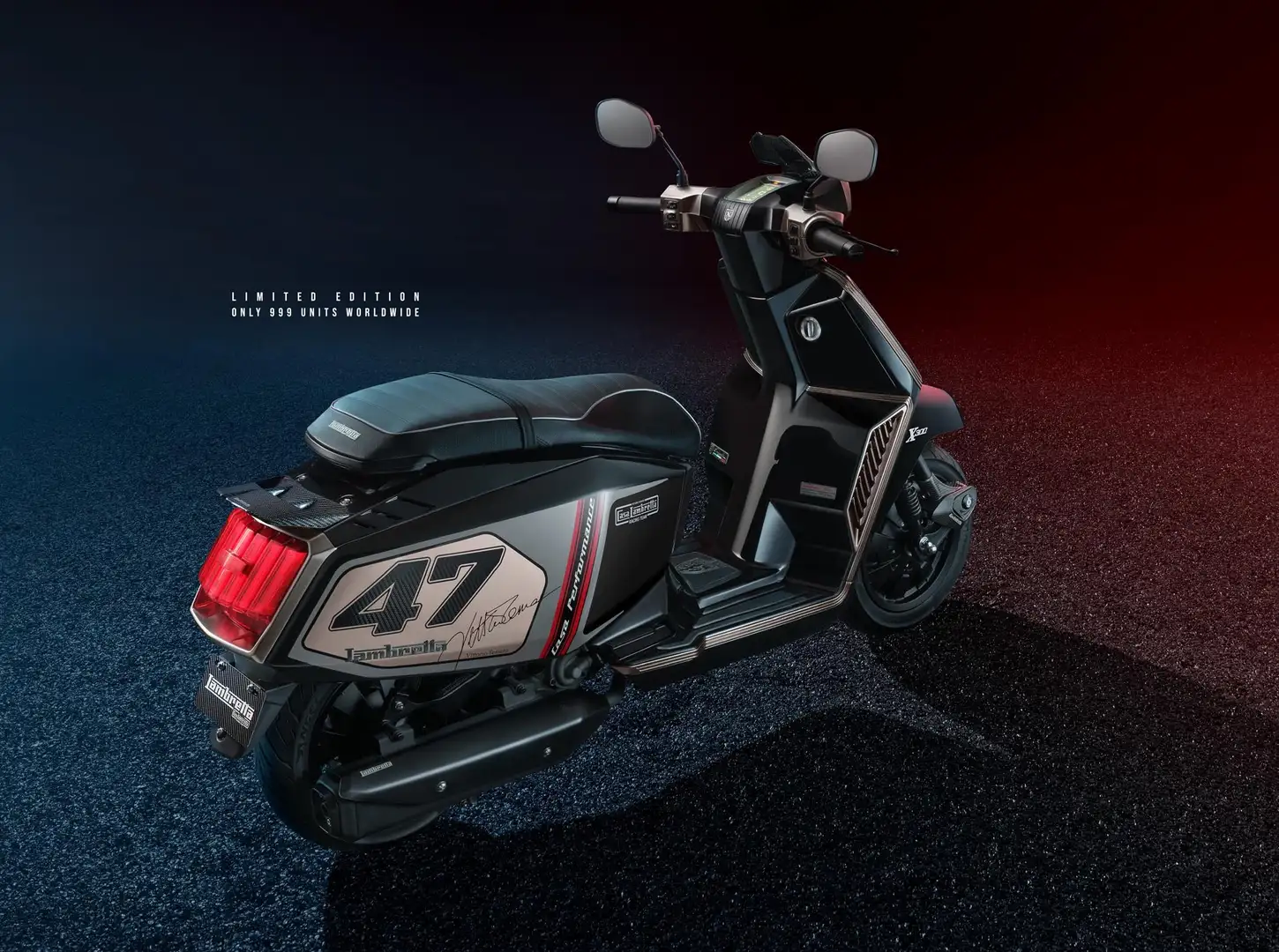 Lambretta X300 "CASA LAMBRETTA" Sondermodell Limitiert Schwarz - 2