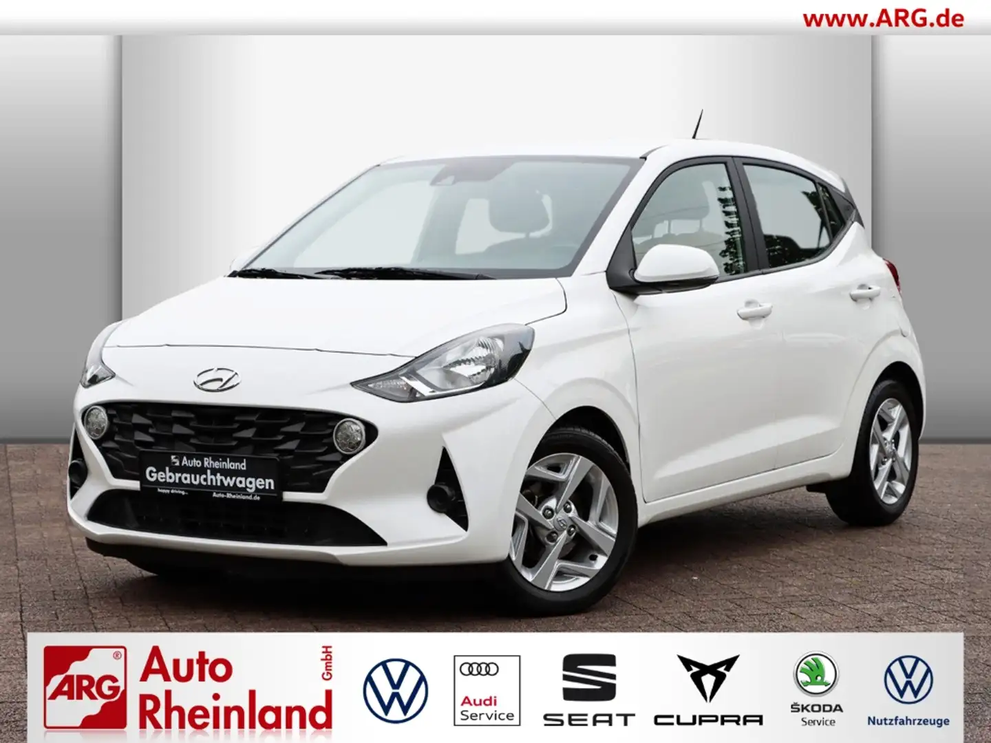 Hyundai i10 Trend 1.2 RADIO BLUET./KLIMA/GRA/PDC bijela - 1
