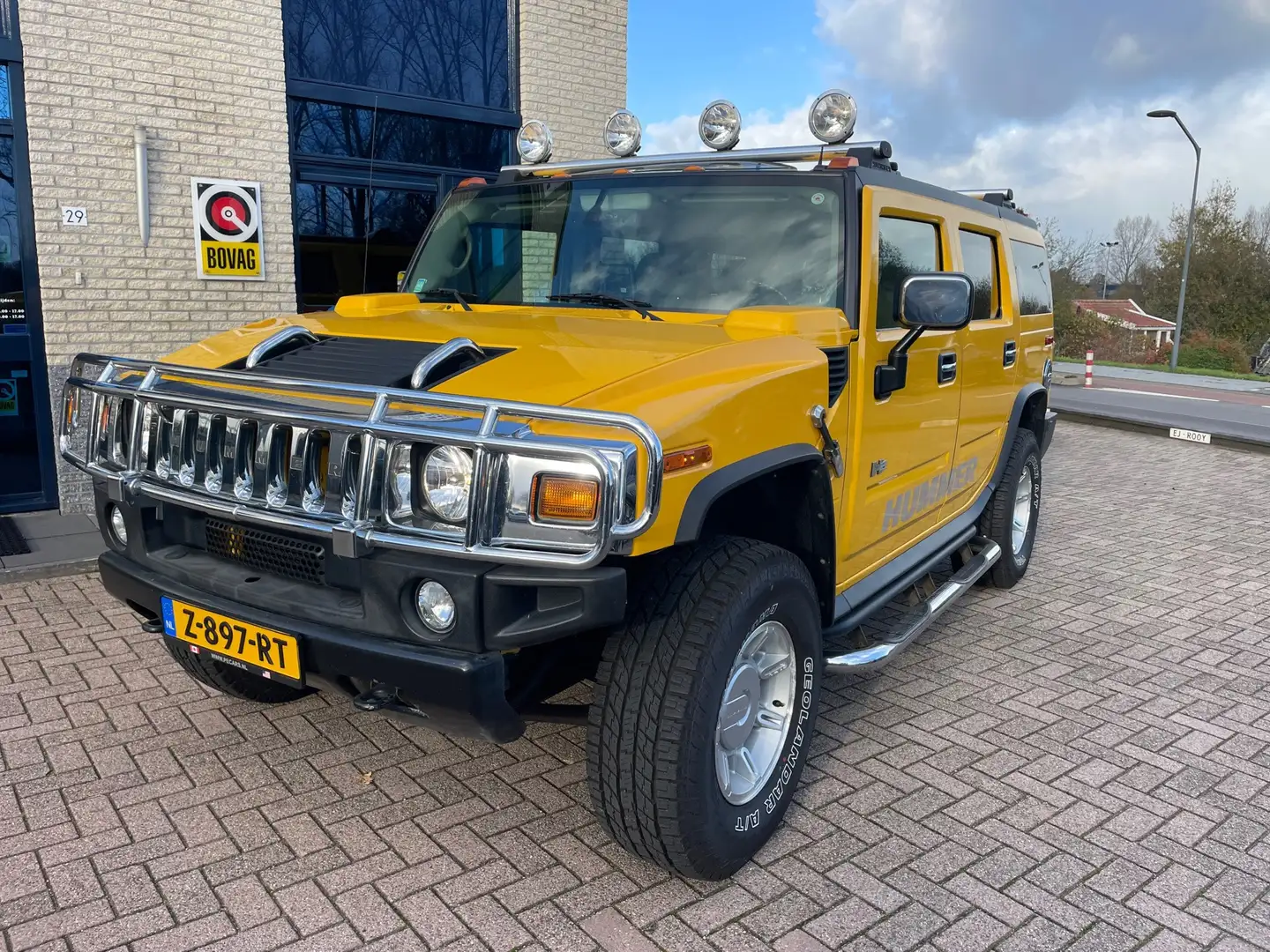 HUMMER H2 6.0 V8- Unieke KM- Youngtimer- benzine/LPG Jaune - 2