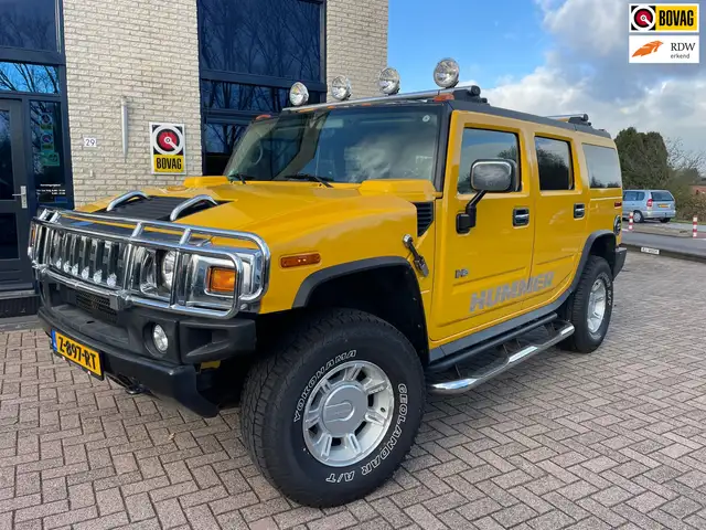 HUMMER H2 6.0 V8- Unieke KM- Youngtimer- benzine/LPG
