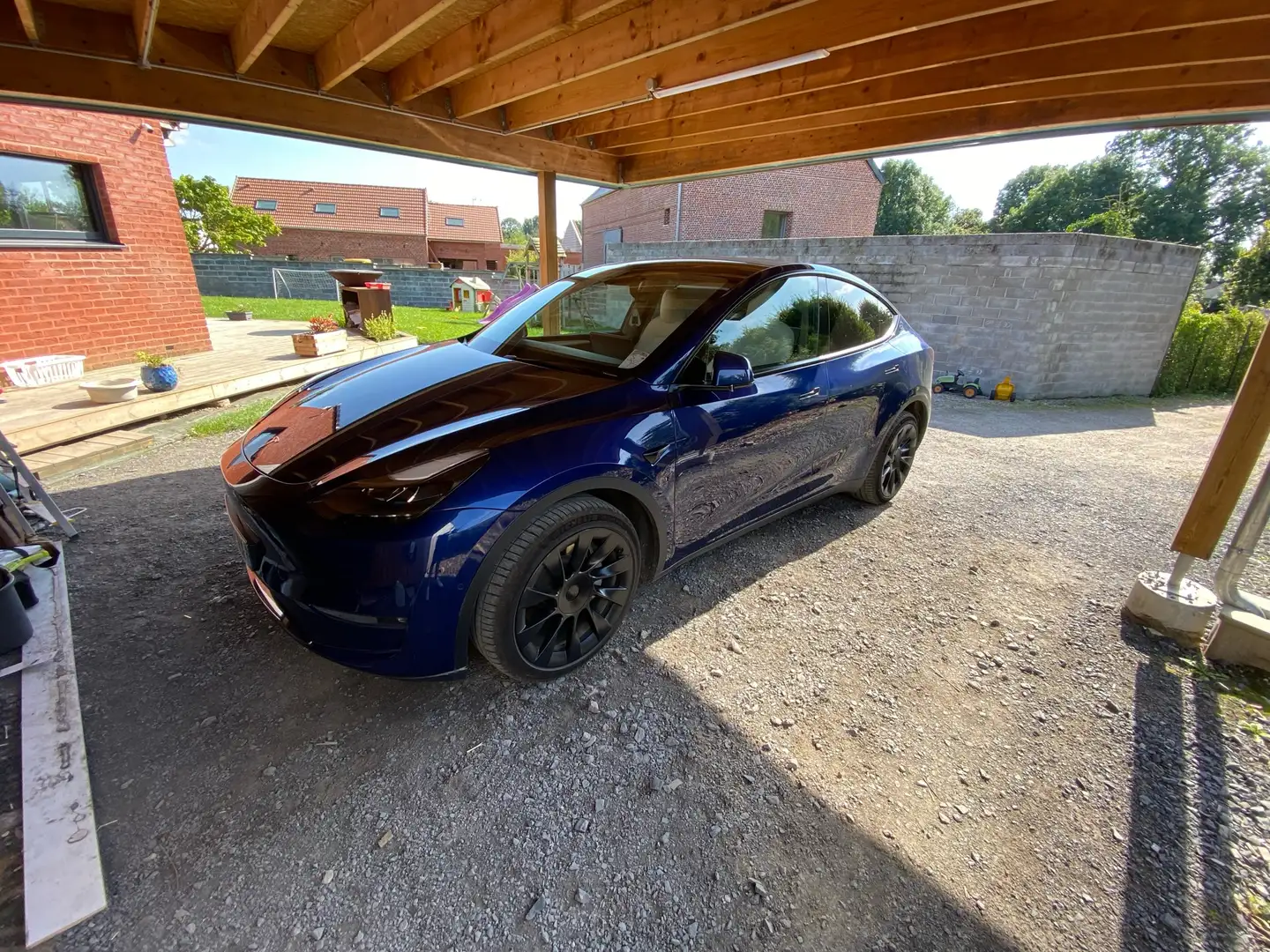 Tesla Model Y Grande Autonomie / Dual Motor / Long Range Bleu - 1