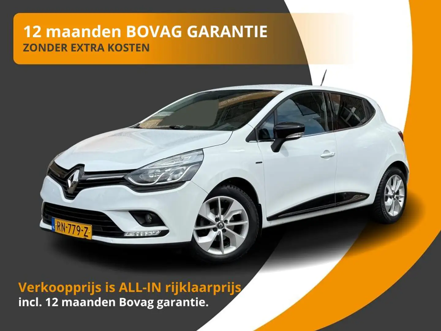 Renault Clio TCe 90 LIMITED NAVI/CRUISE/PDC/LMV/NL-AUTO/75.000 Wit - 1