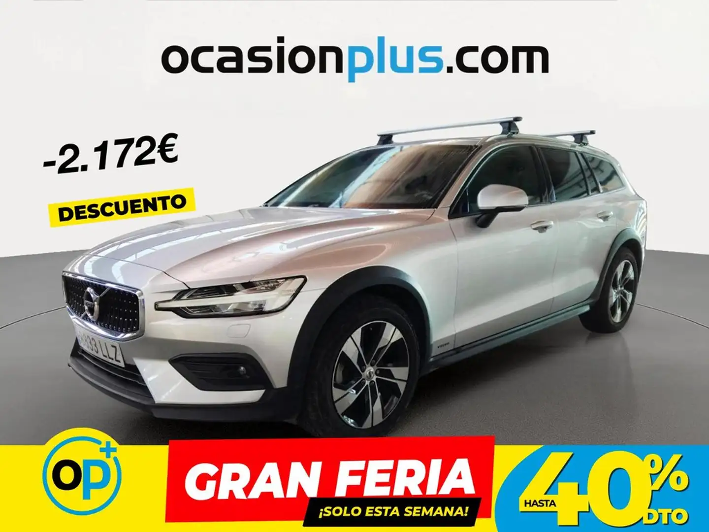 Volvo V60 Cross Country D4 AWD Aut. Gris - 1