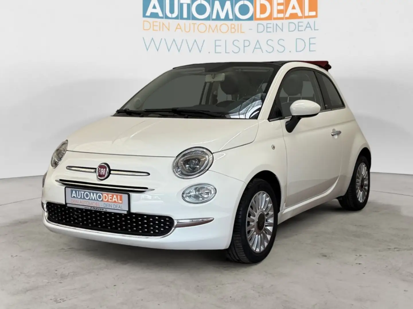 Fiat 500C Lounge AUTOMATIK SCHIEBEDACH TEMPOMAT APPLE/ANDROI Weiß - 2