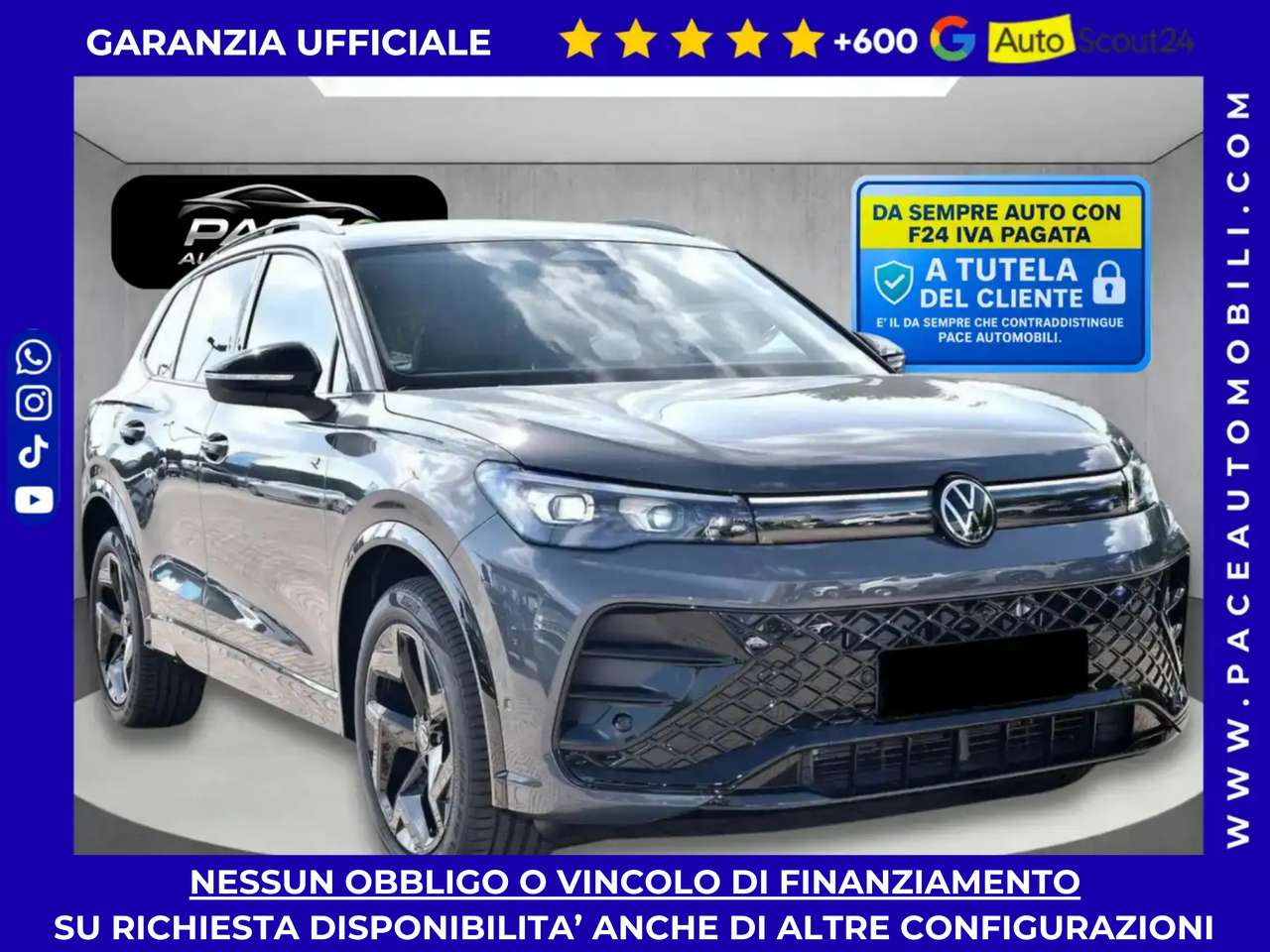 Volkswagen Tiguan BLACK PACK R LINE RLINE R-LINE NAVI 20" KAMERA ACC