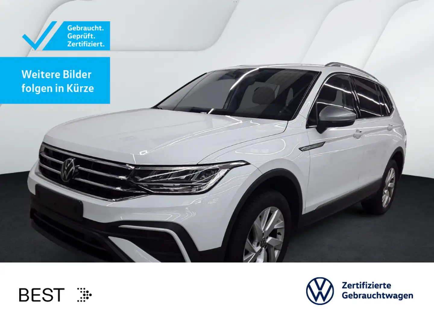 Volkswagen Tiguan Allspace 2.0 TDI DSG*7-Sitzer*LED*AHK*KAM Weiß - 1