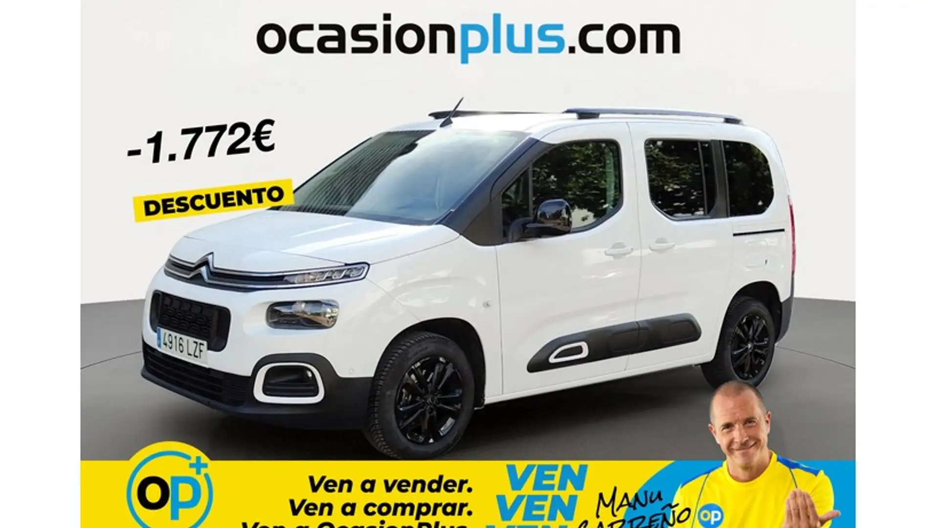 Citroen Berlingo BlueHDi S&S Talla M Shine 100 Blanco - 1