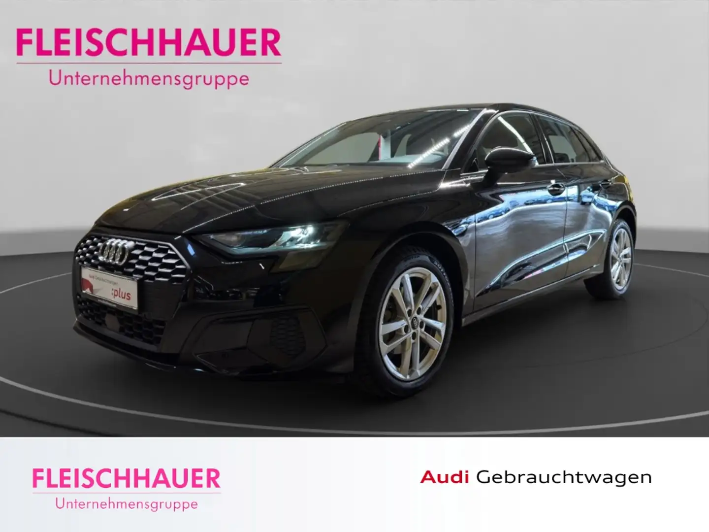 Audi A3 Sportback 30 TDI NAVI+LED+CARPLAY+SOUNDSYSTEM Zwart - 1