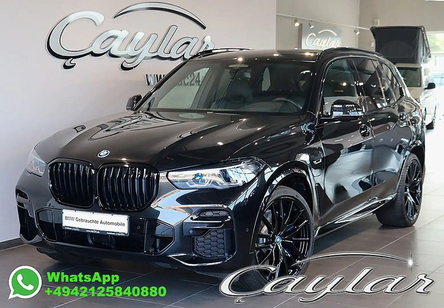BMW X5 45e M SPORT LASER M SITZE 360° CARBON AHK 22" Zwart - 1