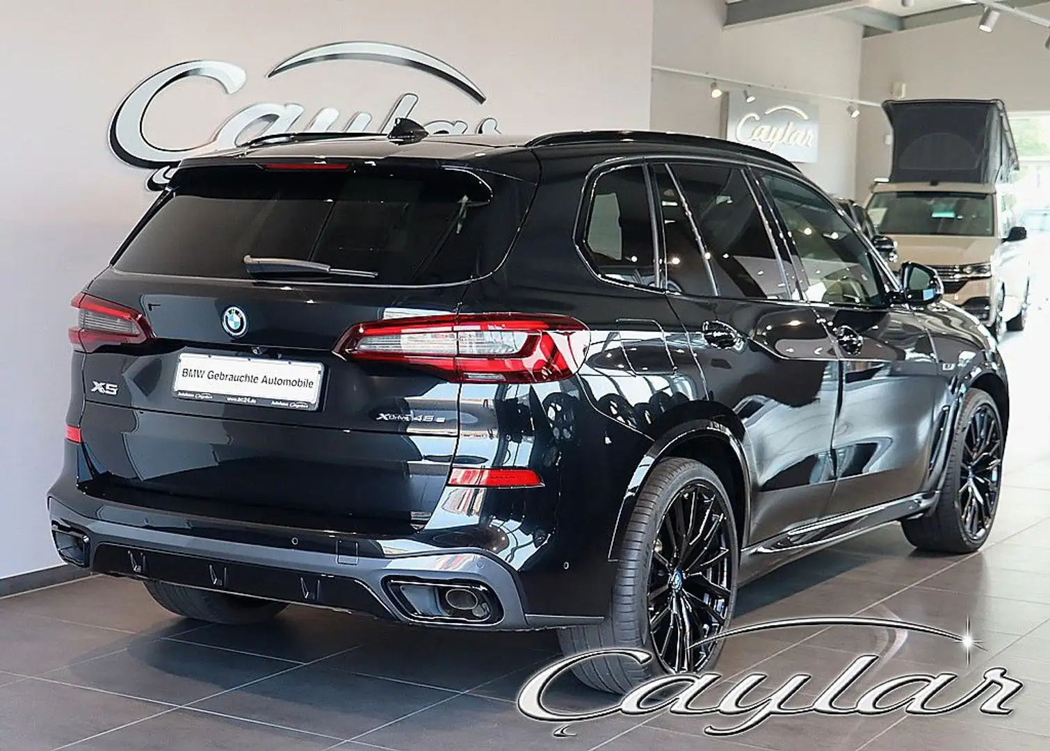 BMW X5 45e M SPORT LASER M SITZE 360° CARBON AHK 22" Zwart - 2