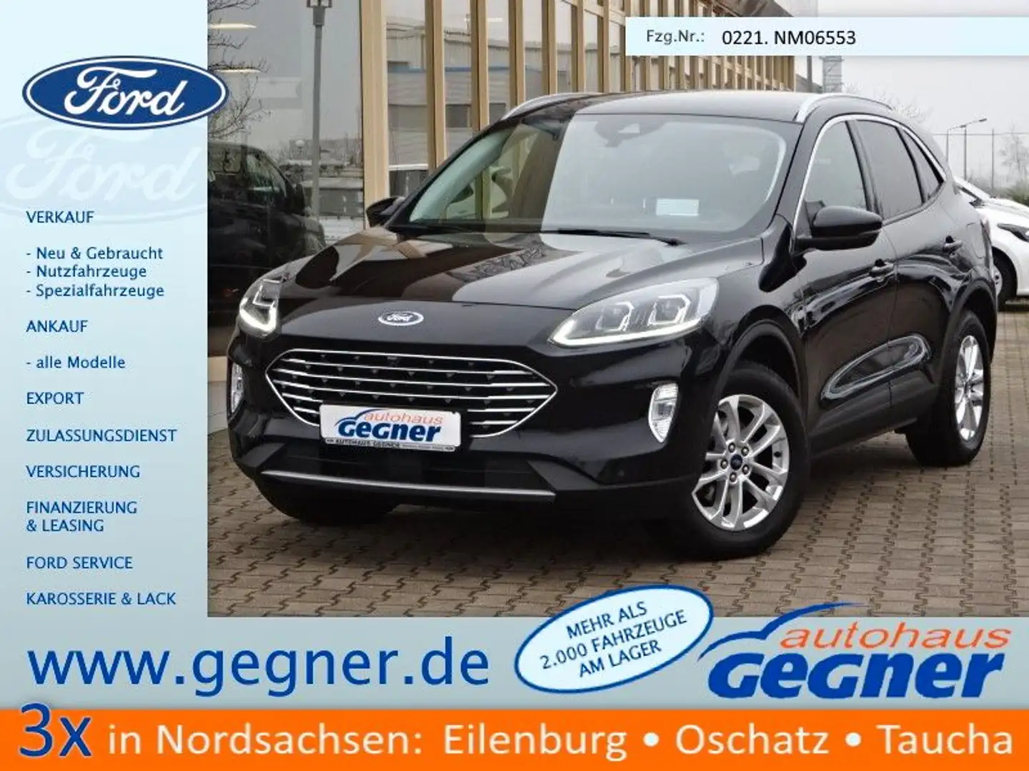 Ford Kuga 190PS Autm. 4x4 Titanium X AHK LED Navi Schwarz - 1