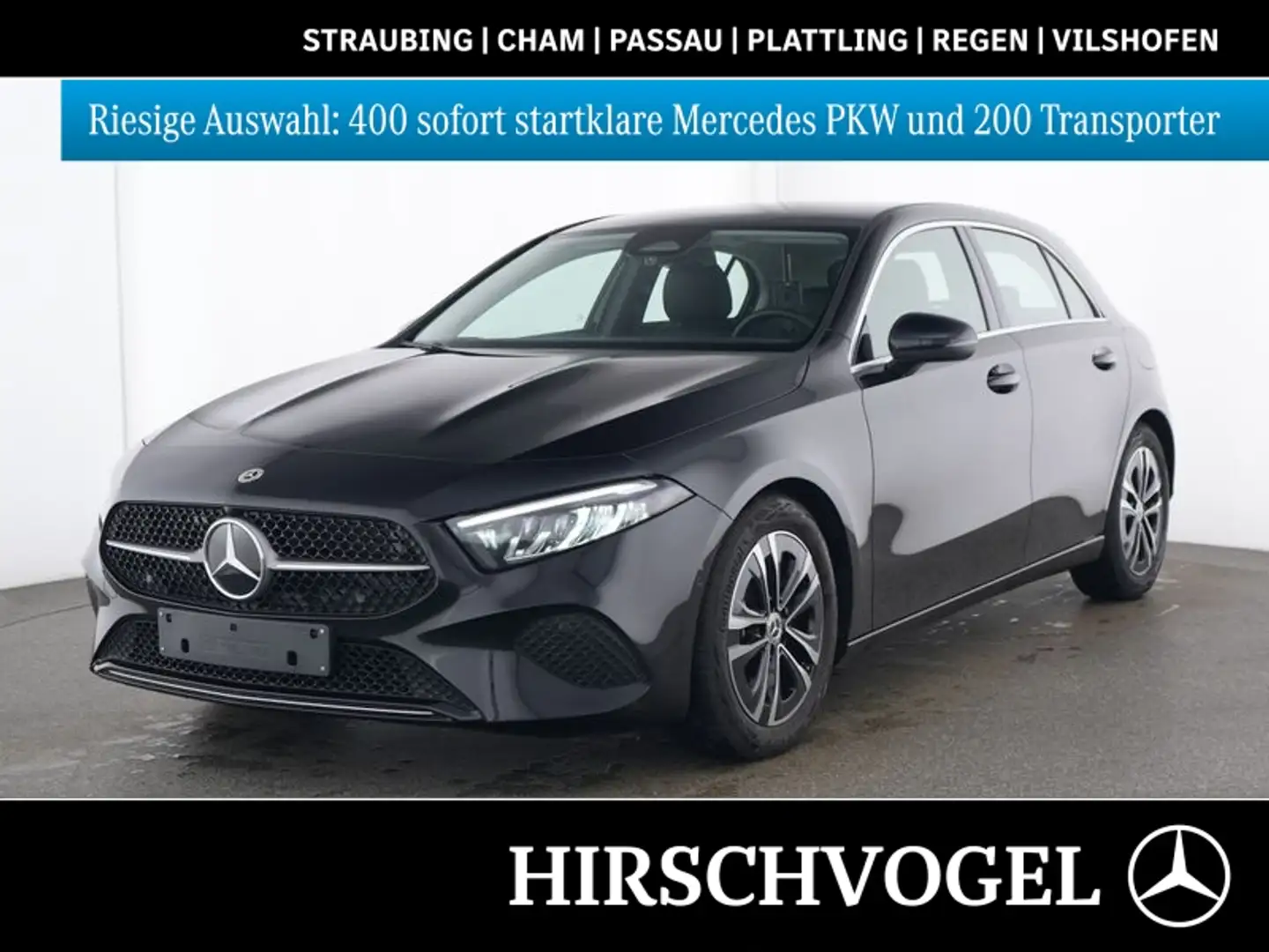 Mercedes-Benz A 180 Progressive+MBUX+Navi-Prem+LED+Kam+PDC+SHZ Noir - 1