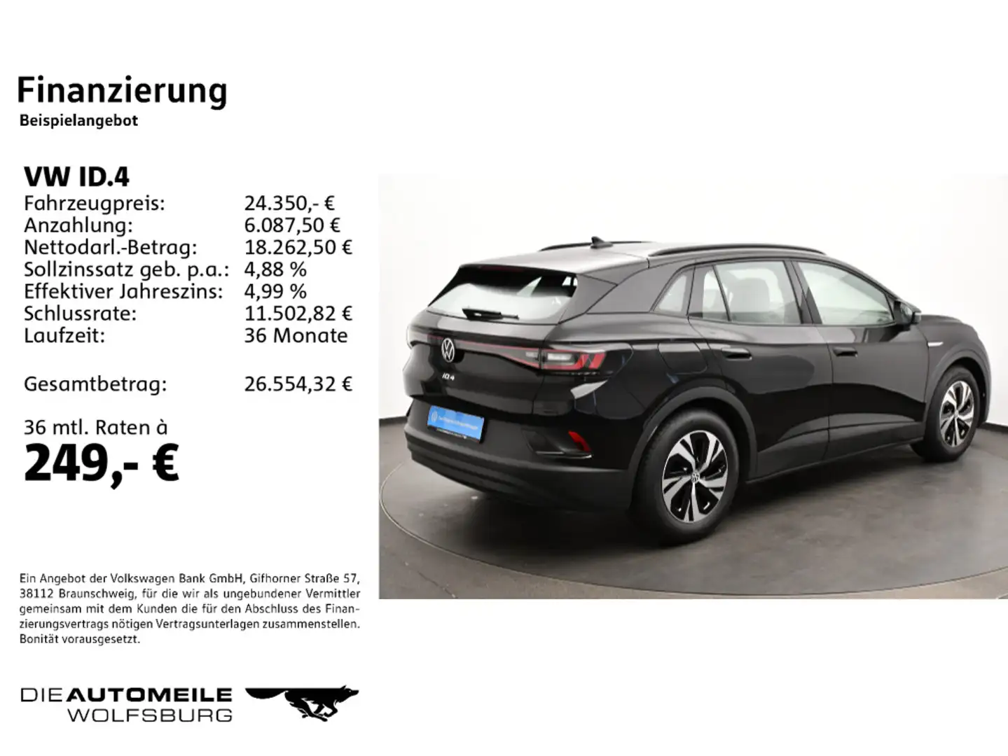 Volkswagen ID.4 Pure Performance LED/ACC/18 Zoll Schwarz - 2