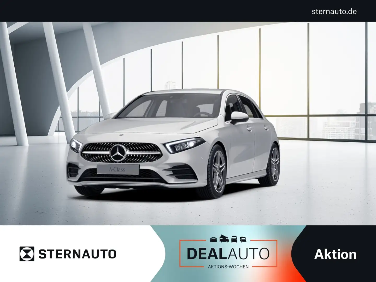 Mercedes-Benz A 200 A 200 AMG RüKamera LED Spiegelpaket AHK AMG Line Blanc - 1