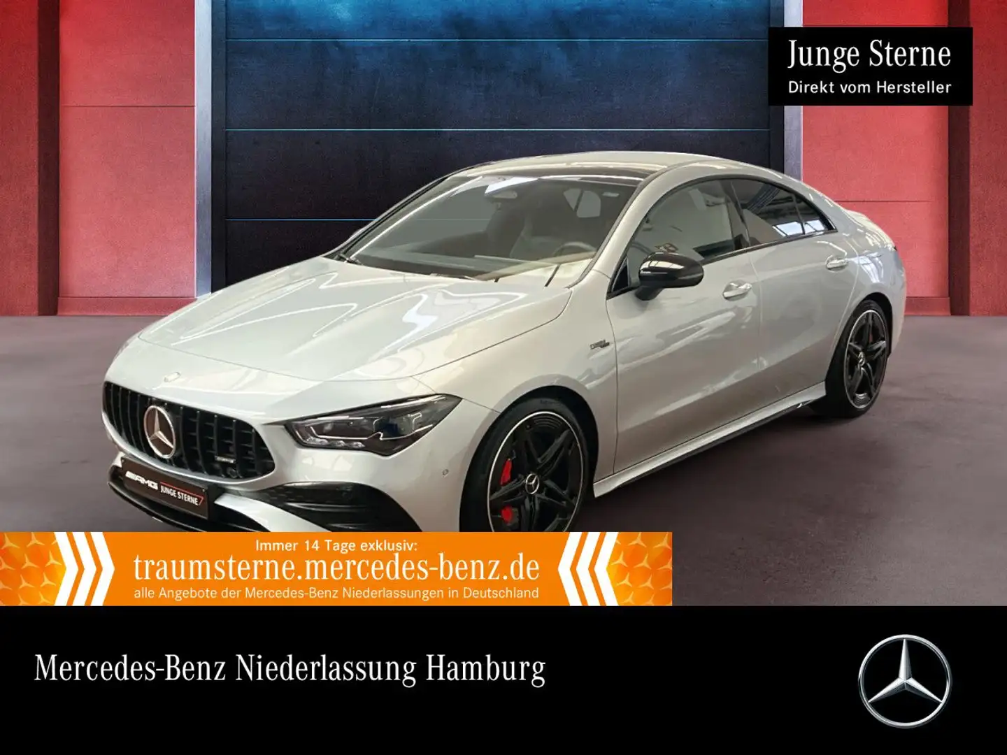 Mercedes-Benz CLA 35 AMG CLA 35 4M AMG+PANO+MULTIBEAM+STHZG+KAMERA+TOTW+8G Argent - 1