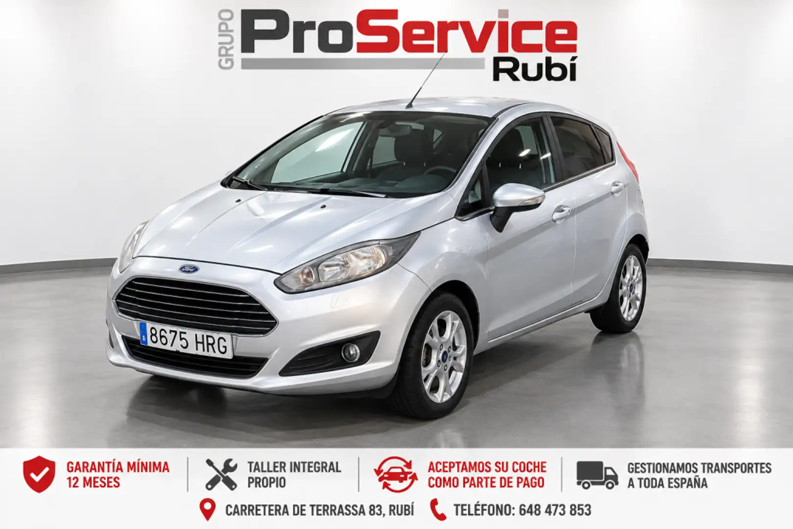 Ford Fiesta 1.5 TDCi Trend Gris - 1