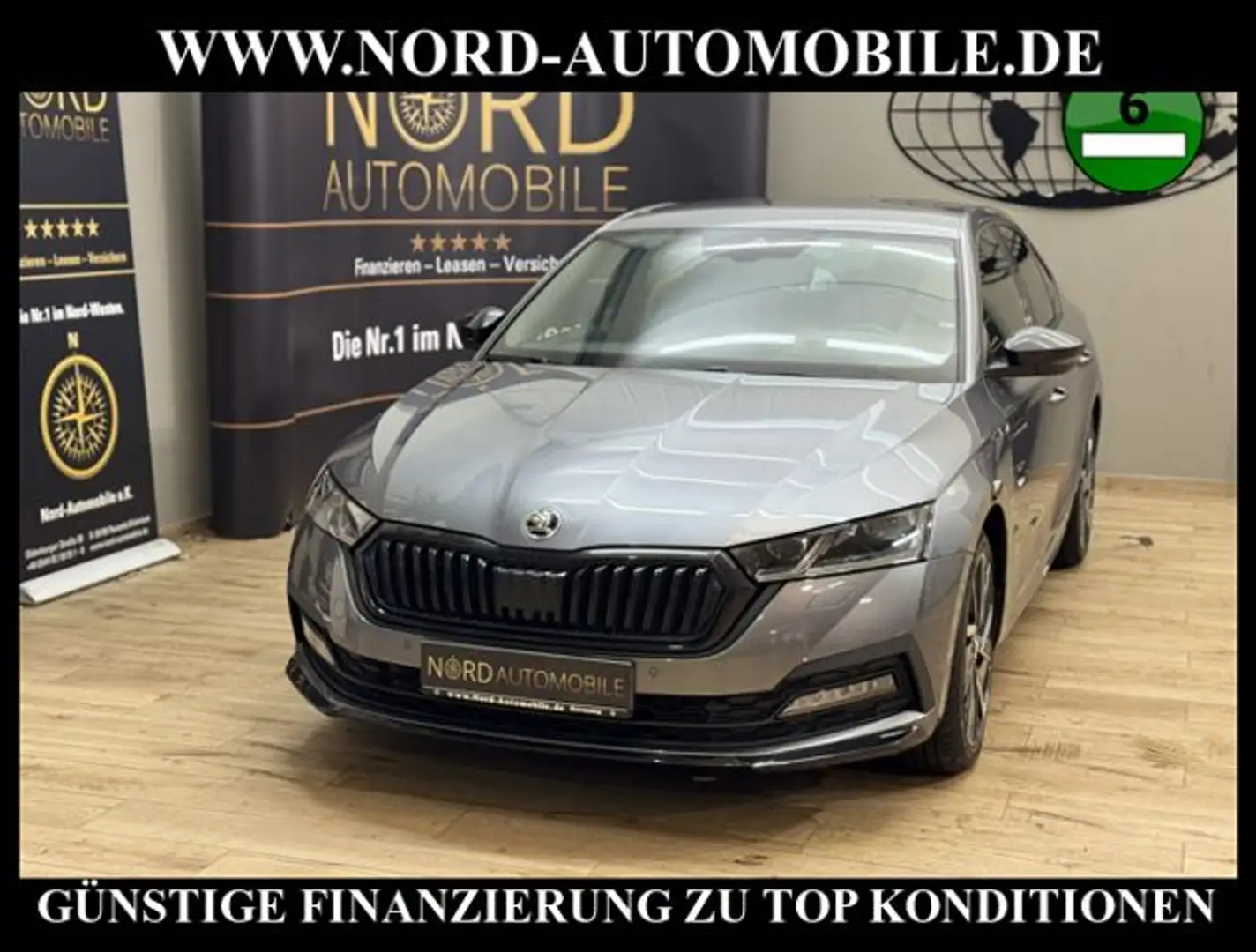 Skoda Octavia Limousine Sportline 2.0 TDI DSG Head-Up Sportline Grau - 1