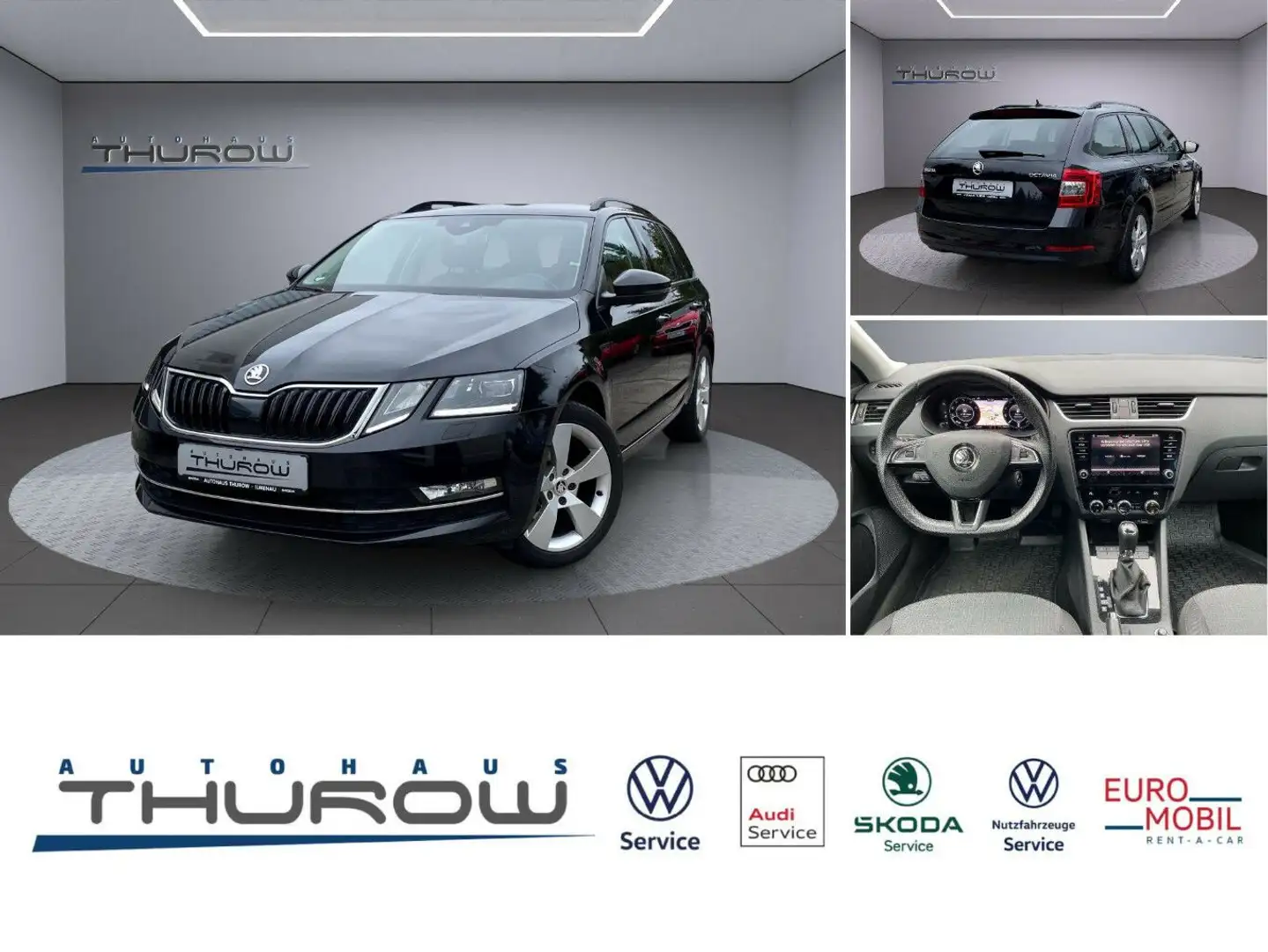 Skoda Octavia Combi Style 1.5 TSI DSG AHK Kamera LED Schwarz - 1