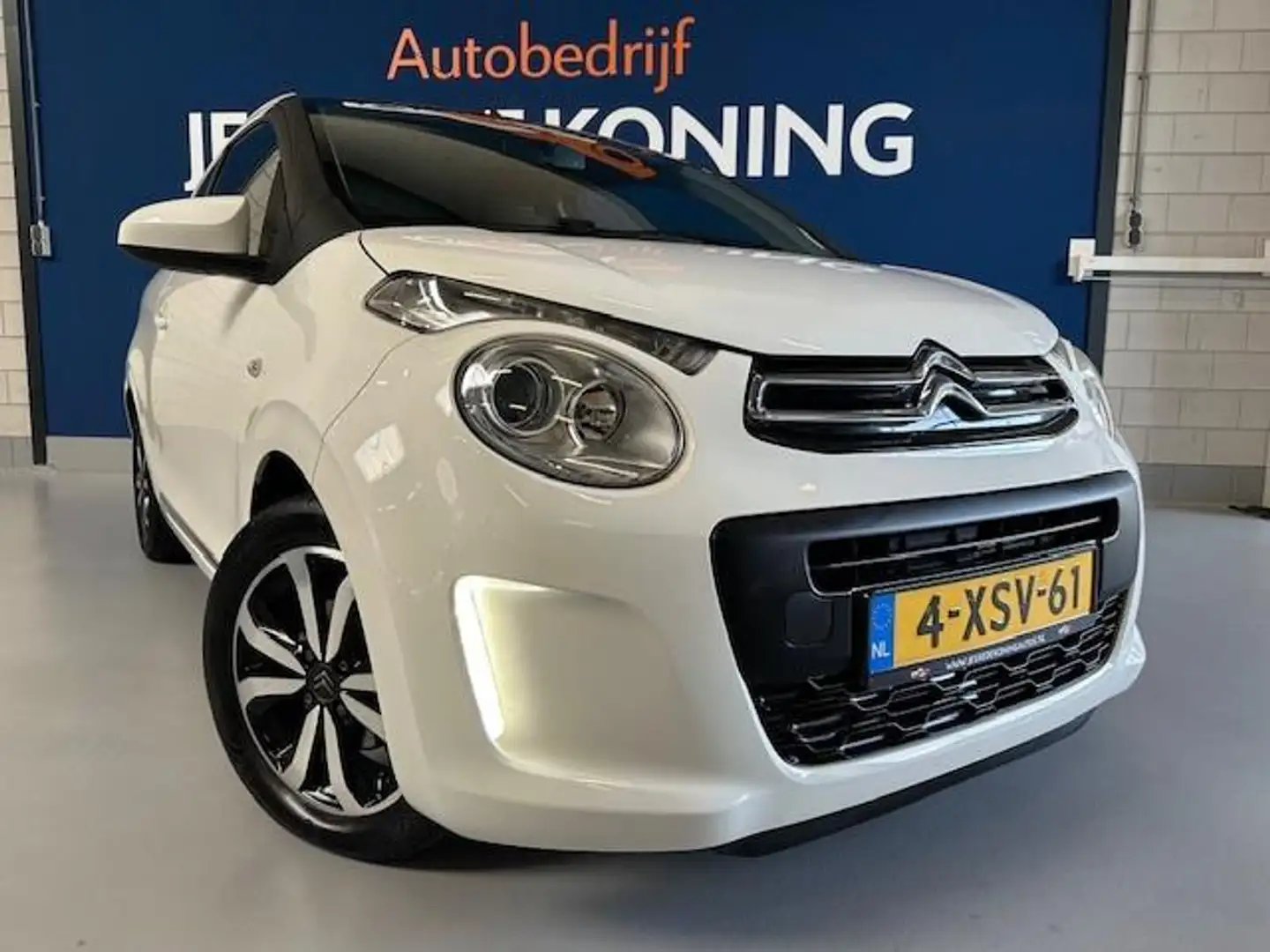 Citroen C1 1.0 e-VTi Serie Blanc,airco,nieuw model,bj.2014, N Blanc - 2
