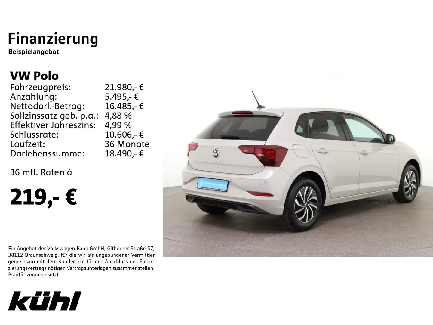 Volkswagen Polo 6 VI 1.0 TSI DSG Life Kamera PDC LED App Si Grigio - 2
