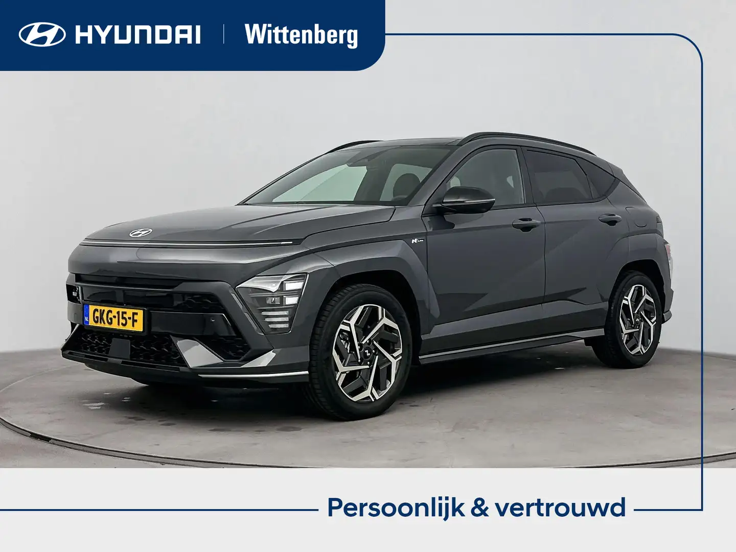 Hyundai KONA 1.6 GDI HEV N-Line Sky | Schuif/kanteldak | Navi/C Grijs - 1