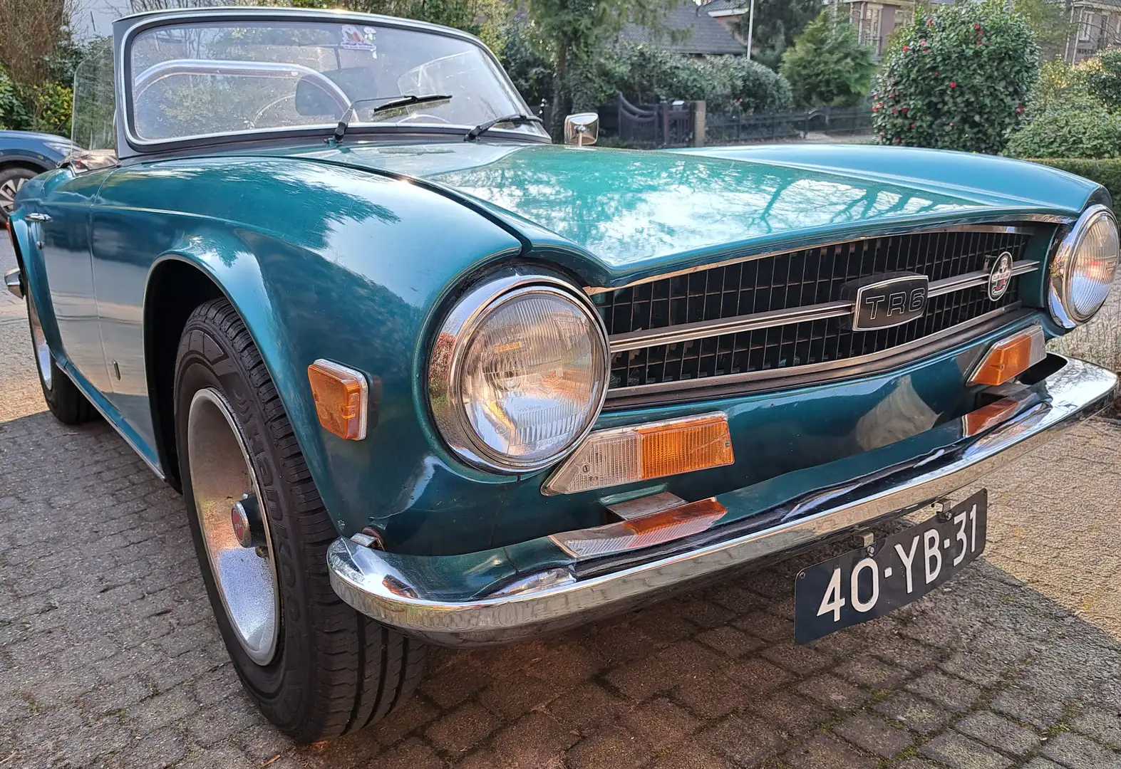 Triumph TR6 Originele TRIUMPH TR6 PI in top drivers condition Blau - 1