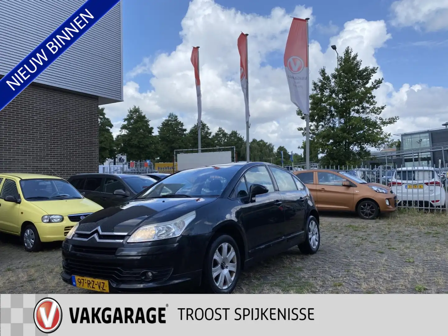 Citroen C4 1.6-16V VTR+Climate&Cruisecontrol,Trekhaak,Achteru Zwart - 1
