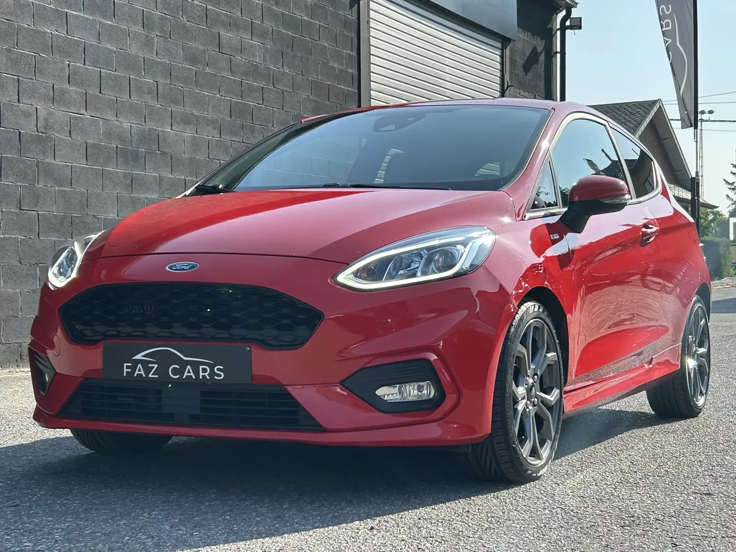 Ford Fiesta 1.0 EcoBoost ST-Line *LED + CUIR + GPS + GARANTIE* Rot - 1