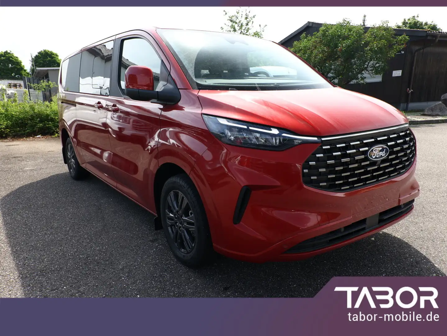 Ford Tourneo Custom TDCi 170 Aut Tit 320L2 ACC AHK Rojo - 2