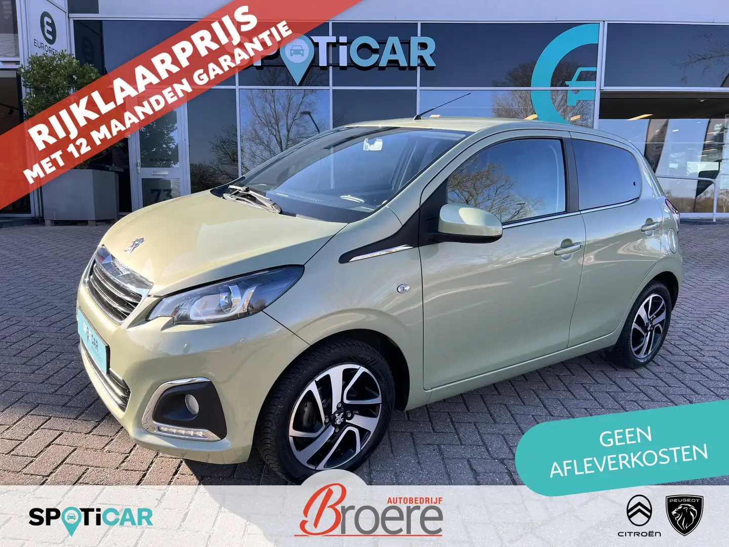 Peugeot 108 1.0 e-VTi 72 pk Allure 5 drs M5 Navigatie via Appl Grün - 1