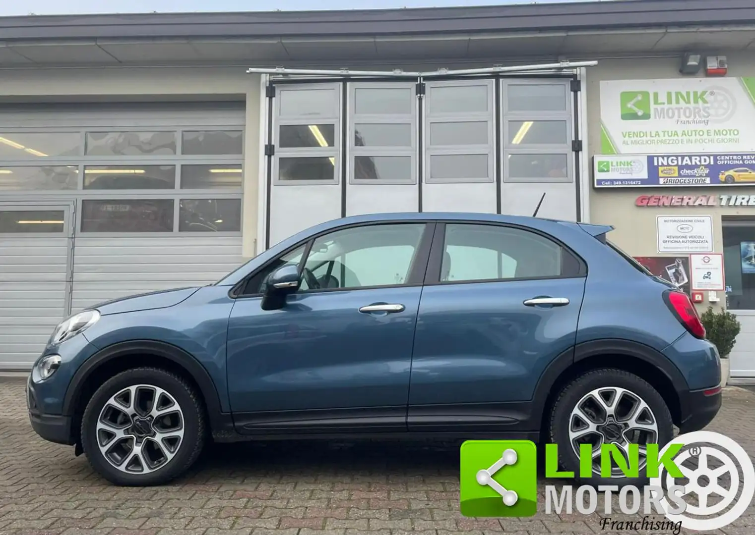 Fiat 500X 1.3 MultiJet 95 CV City Cross NEOPATENATI Bleu - 2